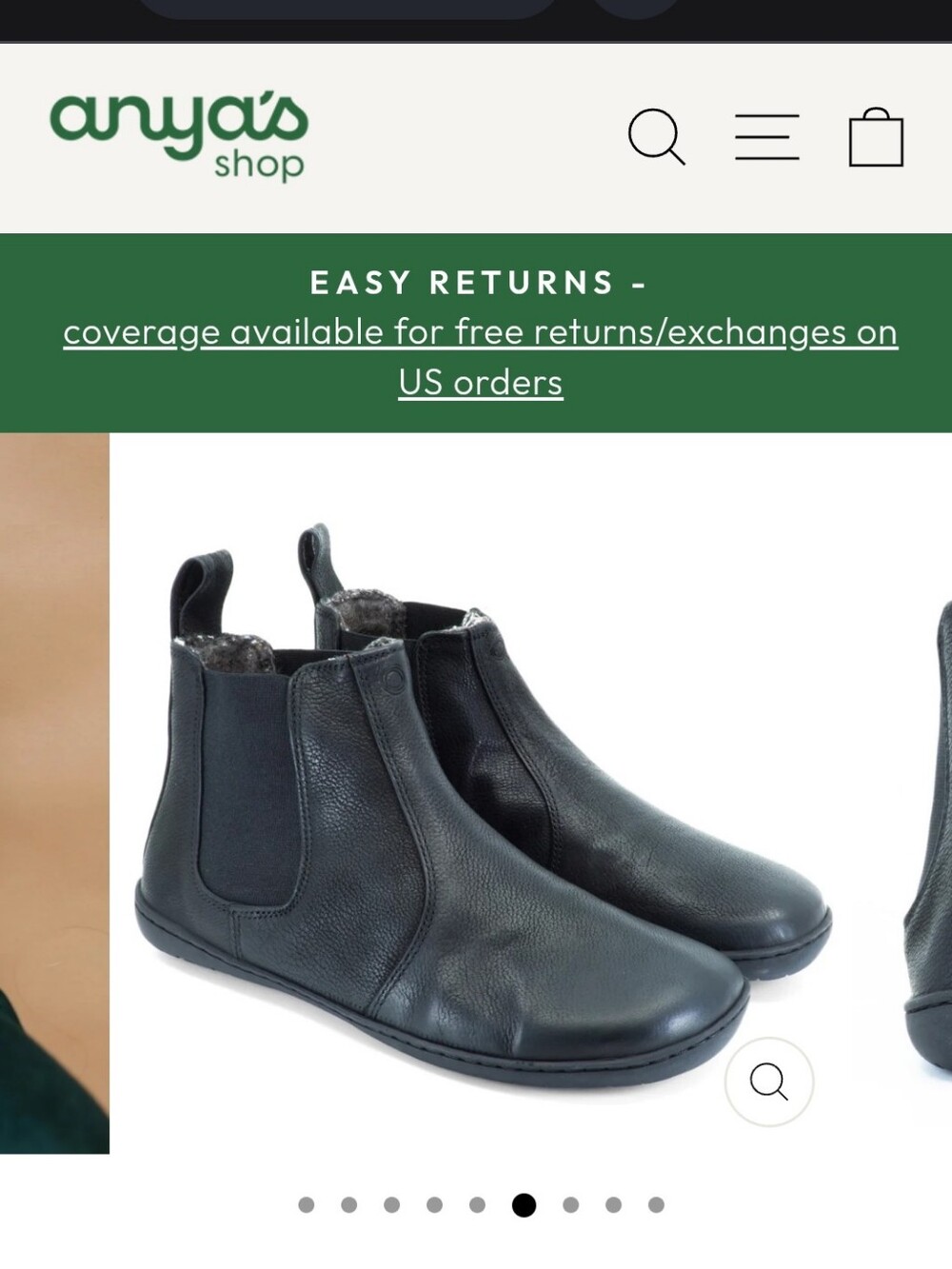 Mukishoes Wool Lined Leather Chelsea Boot